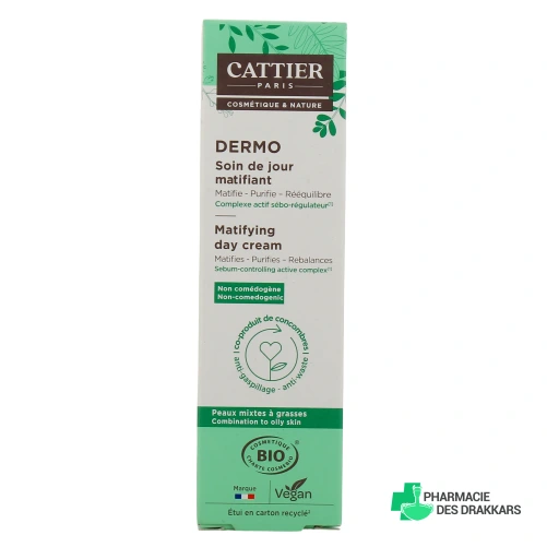 Cattier Soin de Jour Matifiant Bio