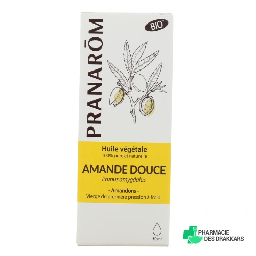 Pranarom huile végétale Amande douce Bio