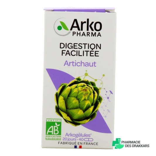 Arkogélules Artichaut Bio 40 ou 130 gélules