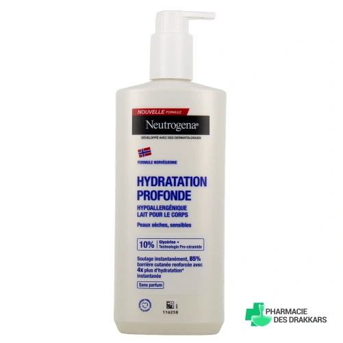 Neutrogena Hydratation Profonde Lait pour le Corps Hypoallergénique
