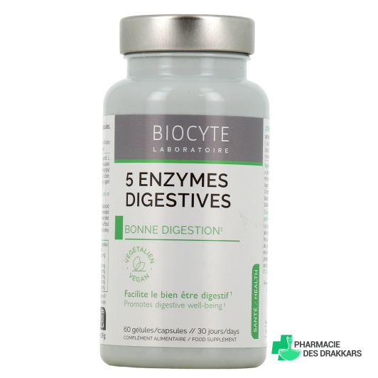 Biocyte Longevity 5 Enzymes Digestives