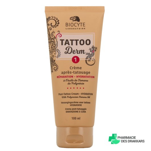 Tattoo Derm 1 Crème après-tatouage Réparation et hydratation