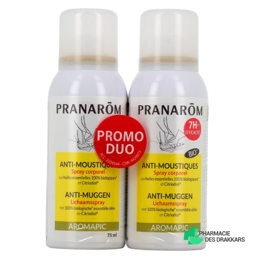 Pranarom Bio Aromapic Spray Corps Anti-moustiques