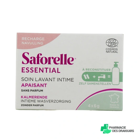 Saforelle Essential Soin lavant intime à reconstituer
