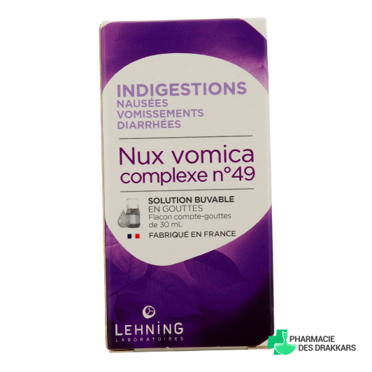 Lehning Nux Vomica Complexe n°49 solution buvable