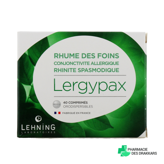 Lehning Lergypax 40 comprimés