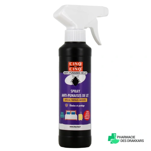 Cinq sur Cinq Spray Anti-Punaises de Lit