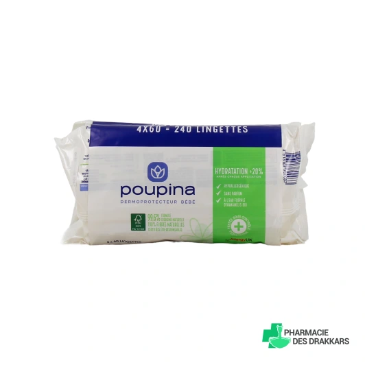 Poupina Lingette Naturelle pour bébé