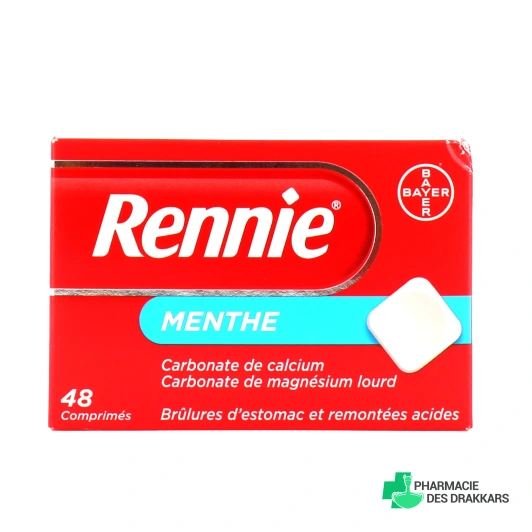 Rennie - Remontées acides et brûlures d'estomac