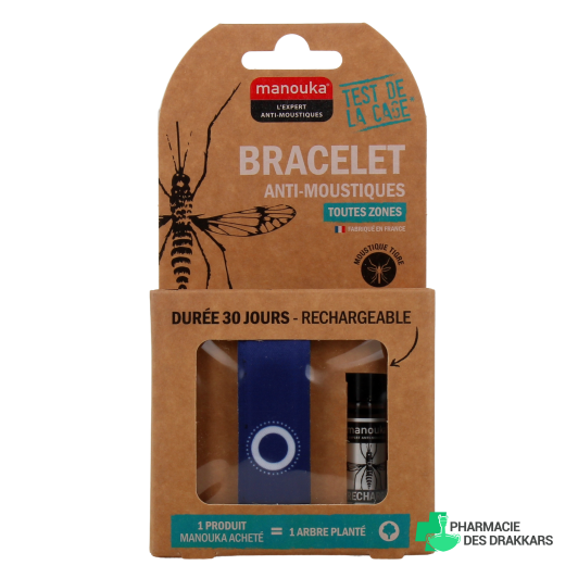 Manouka Bracelet Anti-Moustiques