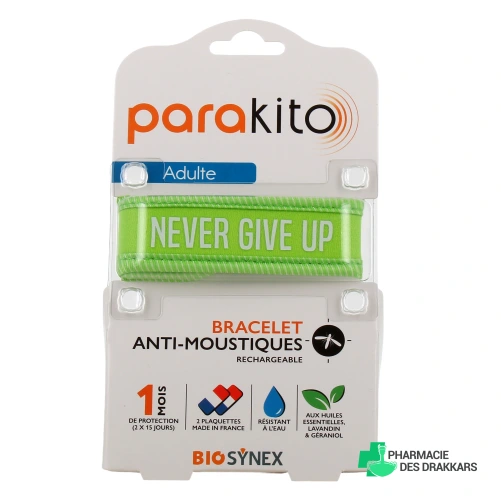 Parakito Bracelet Anti Moustique Rechargeable Adulte