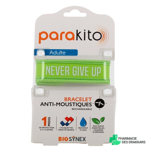 Parakito Bracelet Anti Moustique Rechargeable Adulte