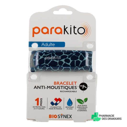 Parakito Bracelet Anti Moustique Rechargeable Adulte