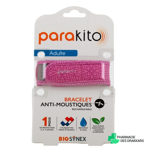 Parakito Bracelet Anti Moustique Rechargeable Adulte