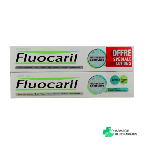 Fluocaril Protection Complète Dentifrice Zinc + Fluor