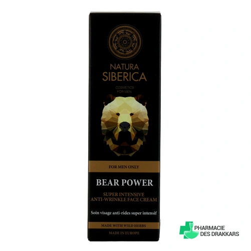 Natura Siberica Homme Soin Visage Anti-Rides Super Intensif - Vue 360°