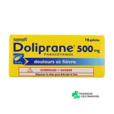 Doliprane 500 mg - Vue 360°