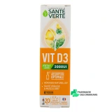 Santé Verte Vitamine D3 Végétale 2000 UI - Vue 360°