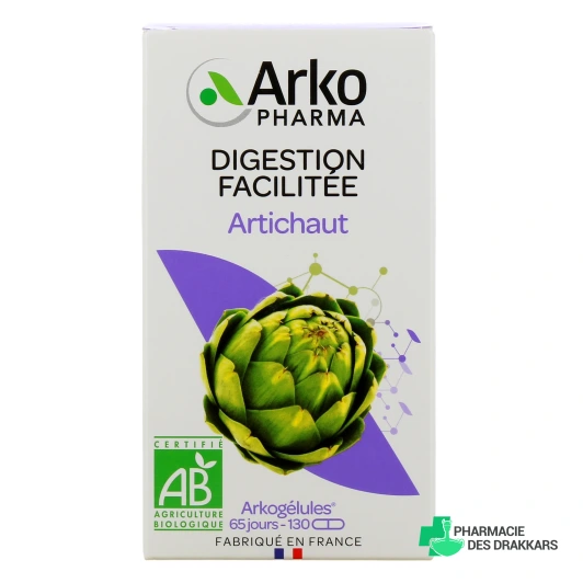 Arkogélules Artichaut Bio 40 ou 130 gélules