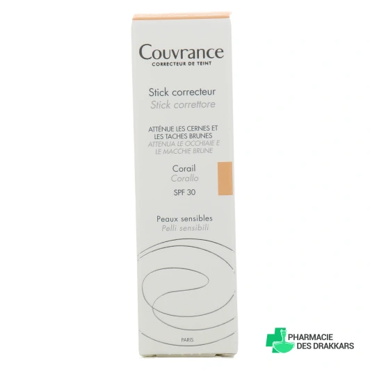 Avène Couvrance Stick Correcteur Jaune Vert Corail
