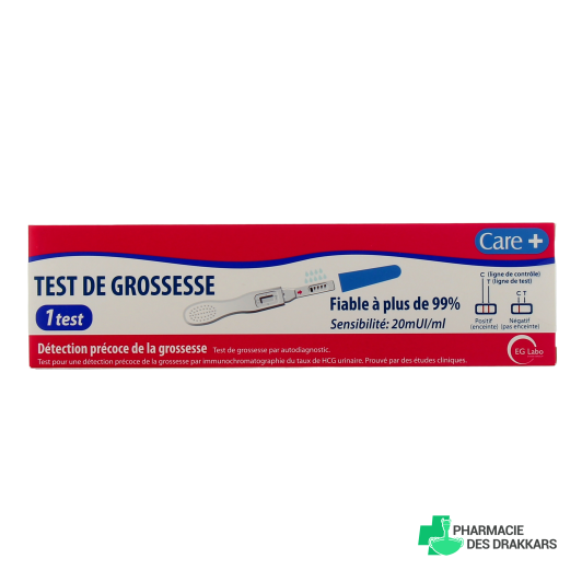 EG Labo Care+ Test de Grossesse