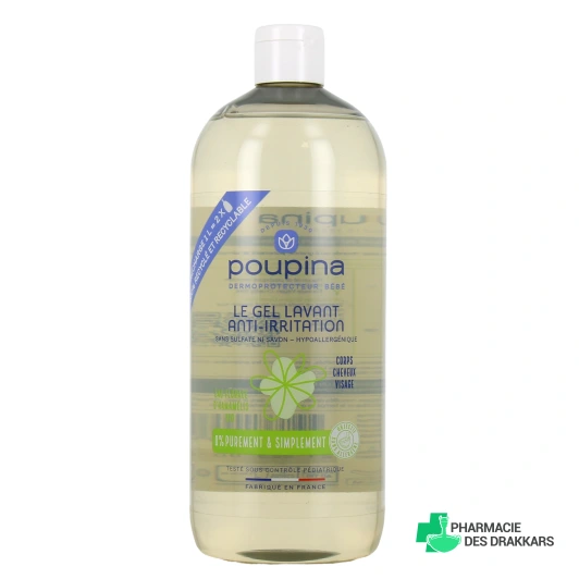 Poupina Gel Lavant Anti-irritation