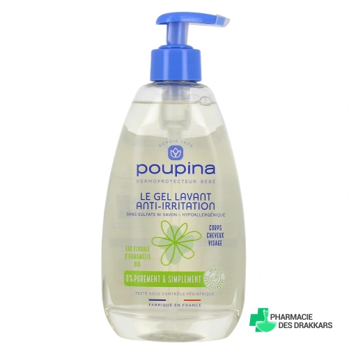 Poupina Gel Lavant Anti-irritation
