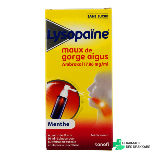 Lysopaïne Maux de Gorge