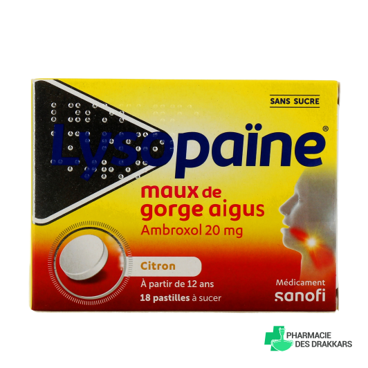 Lysopaïne Maux de Gorge
