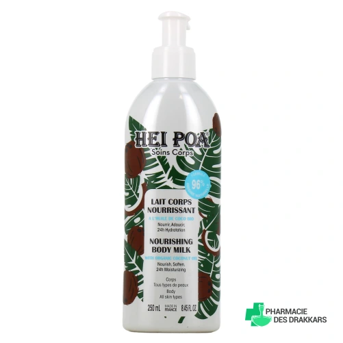 Hei Poa Lait Corps Nourrissant à l'Huile de Coco Bio