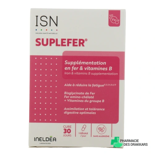Ineldea Suplefer Supplémentation en Fer
