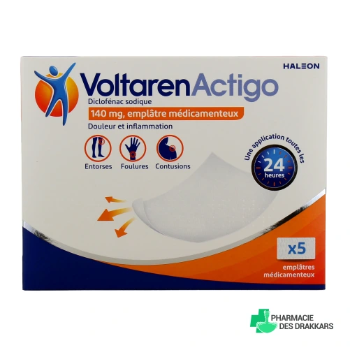 Voltaren Actigo Emplâtre Médicamenteux