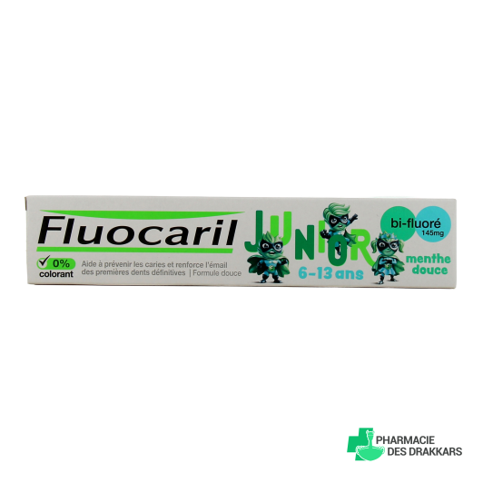 Fluocaril Junior Dentifrice bi-fluoré Menthe Douce 6-13 ans