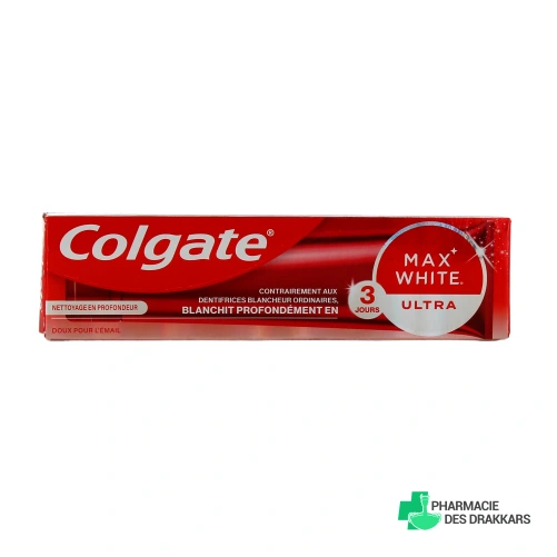 Colgate Dentifrice Max White Ultra Nettoyage en Profondeur