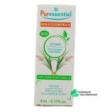 Puressentiel Huile Essentielle de Vétiver Bio - Vue 360°