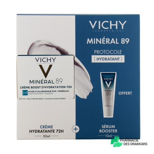 Vichy Minéral 89 Crème Boost d'Hydratation