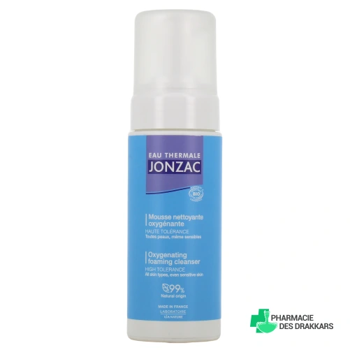 Jonzac Mousse Nettoyante Oxygénante Bio