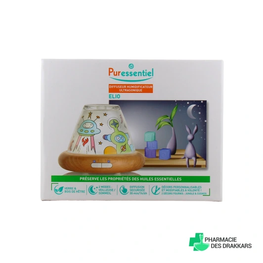 Puressentiel Diffuseur Humidificateur Ultrasonique Elio