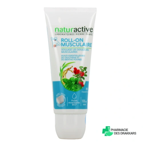 Naturactive Articulations et Muscles Roll-on Huiles essentielles Bio