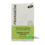 Pranarom Perles d'Huile Essentielle Menthe Poivrée Bio - Vue 360°