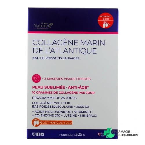 Pharm Nature Collagène Marin de l'Atlantique Anti-âge