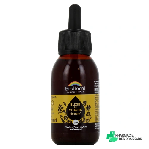 Biofloral élixir de Vitalité énergie Bio