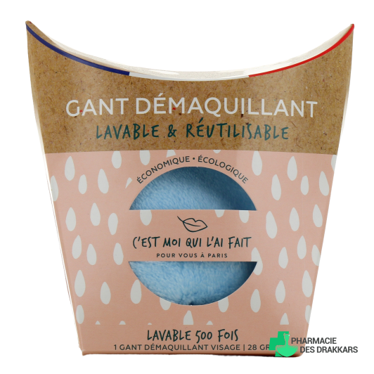 Diet World Gant Démaquillant Lavable & Réutilisable