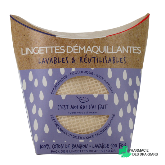 Diet World Lingettes Démaquillantes Lavables & Réutilisables