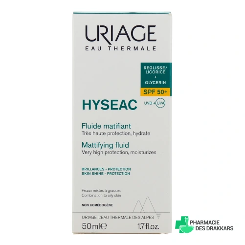 Uriage Hyséac SPF50+ Fluide - Vue 360°