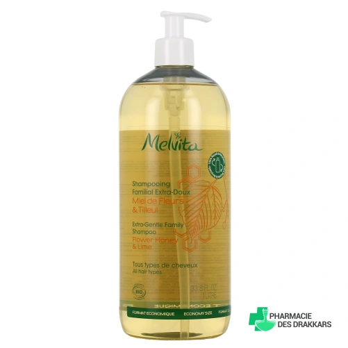 Melvita Shampooing Familial Extra-Doux - Vue 360°