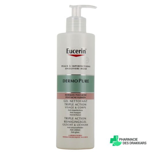 Eucerin DermoPure Gel nettoyant triple action