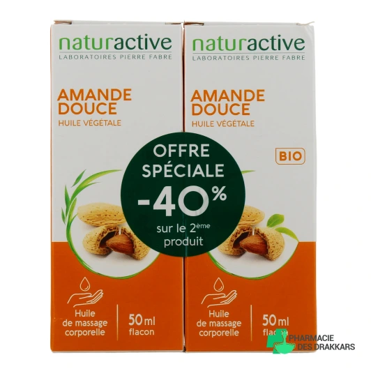 Naturactive Huile Végétale d'Amande Douce Bio