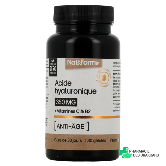 Nat & Form Acide Hyaluronique 350 mg Anti-âge