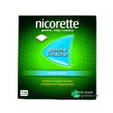 Nicorette gommes 2 mg sans sucre - Vue 360°